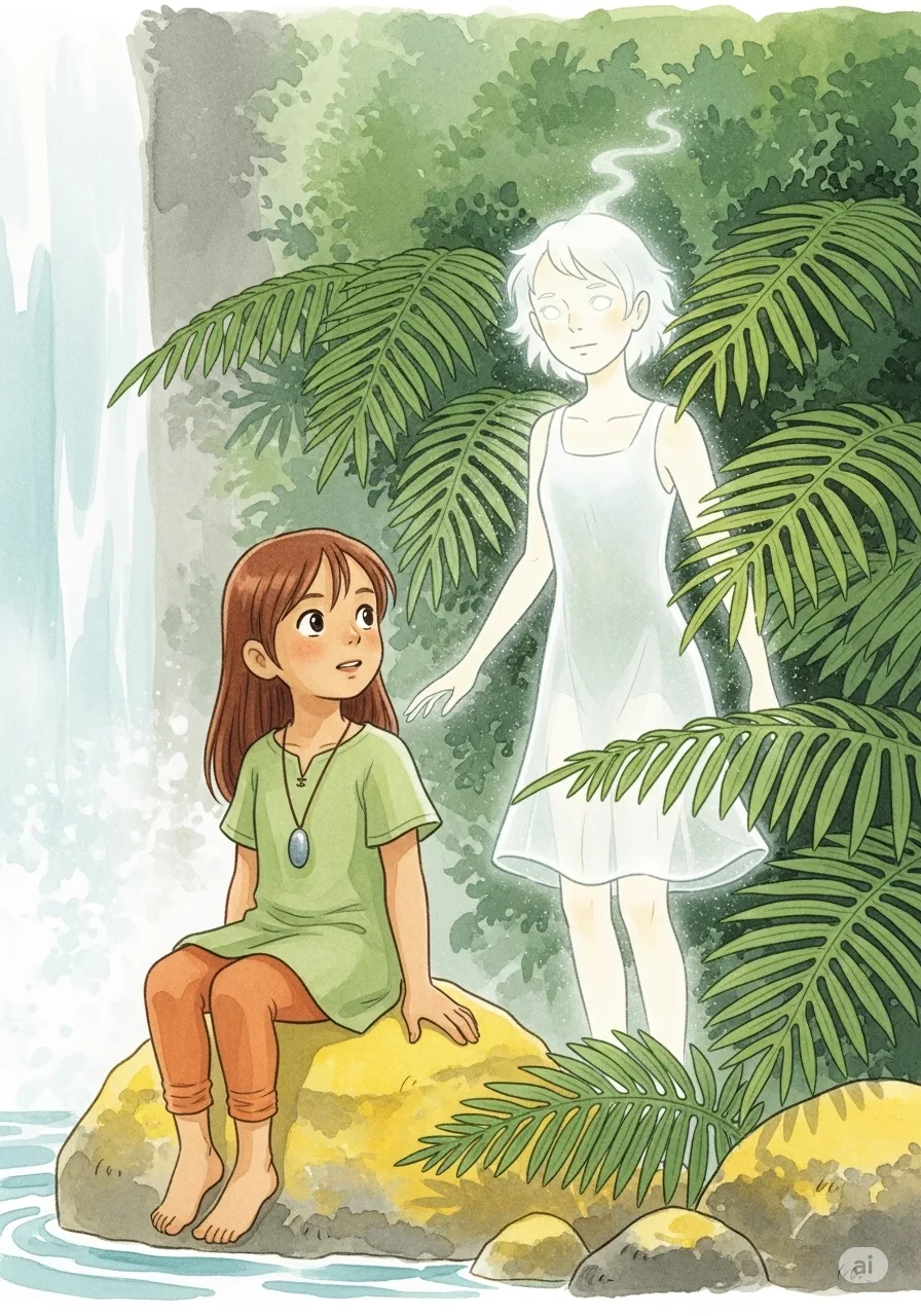 Página del libro de cuento con una imagen