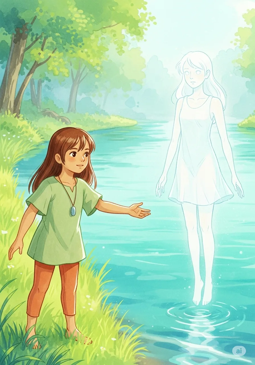Página del libro de cuento con una imagen