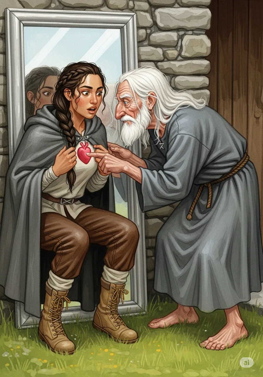 Página del libro de cuento con una imagen
