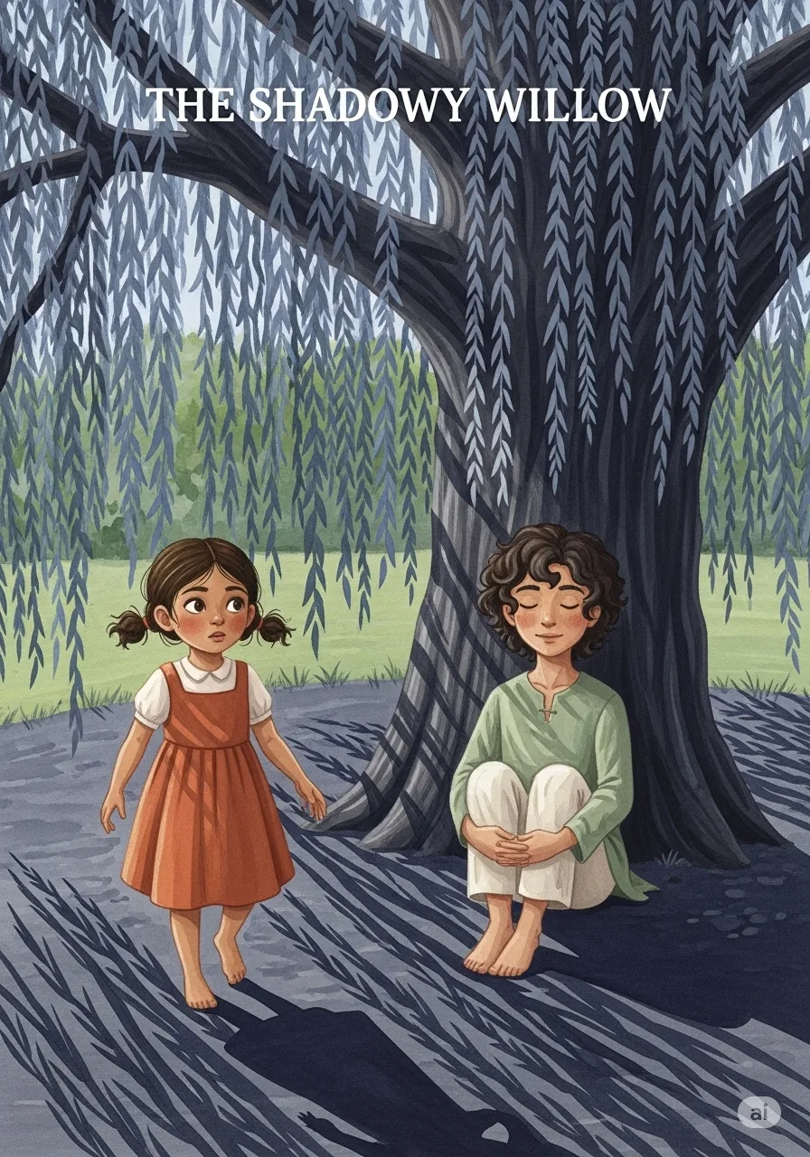 Página del libro de cuento con una imagen