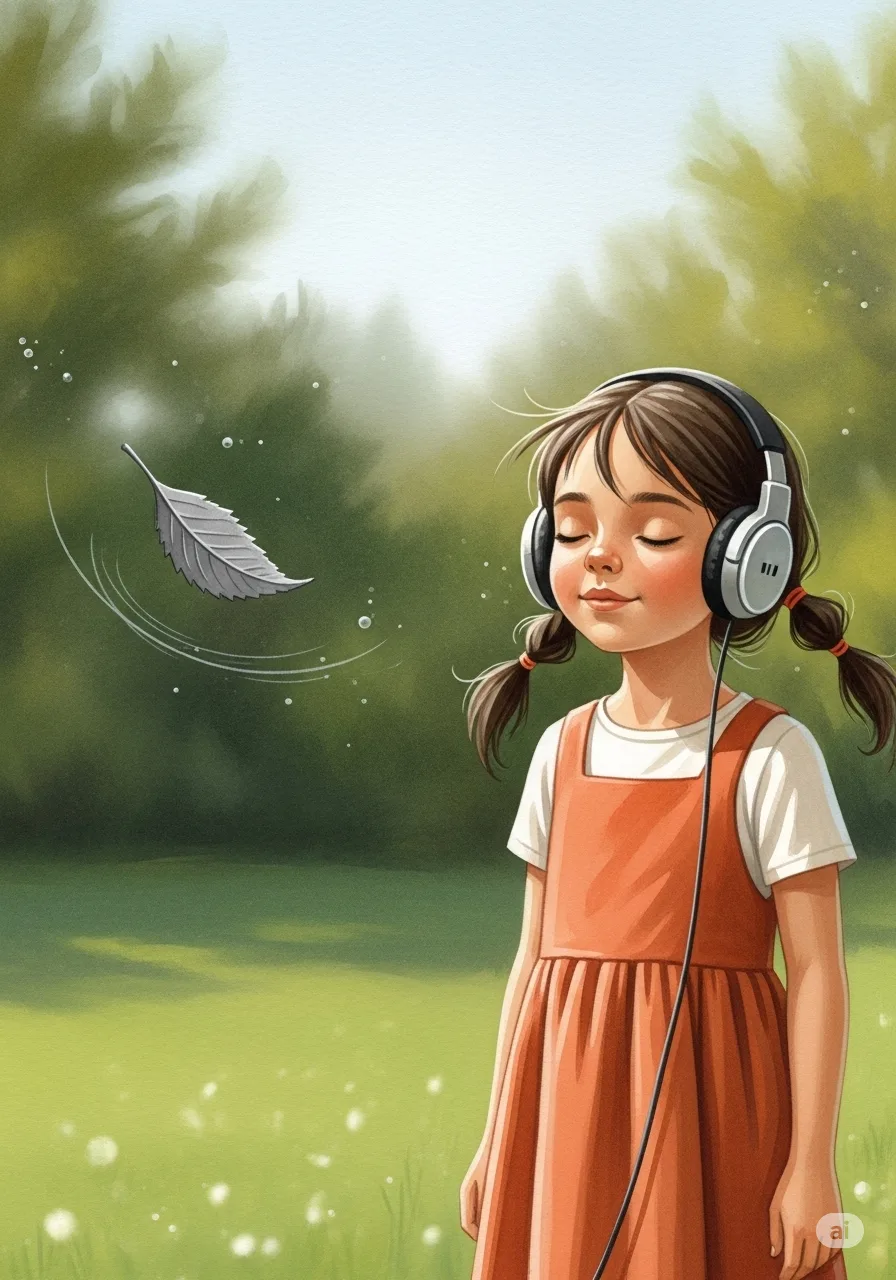 Página del libro de cuento con una imagen