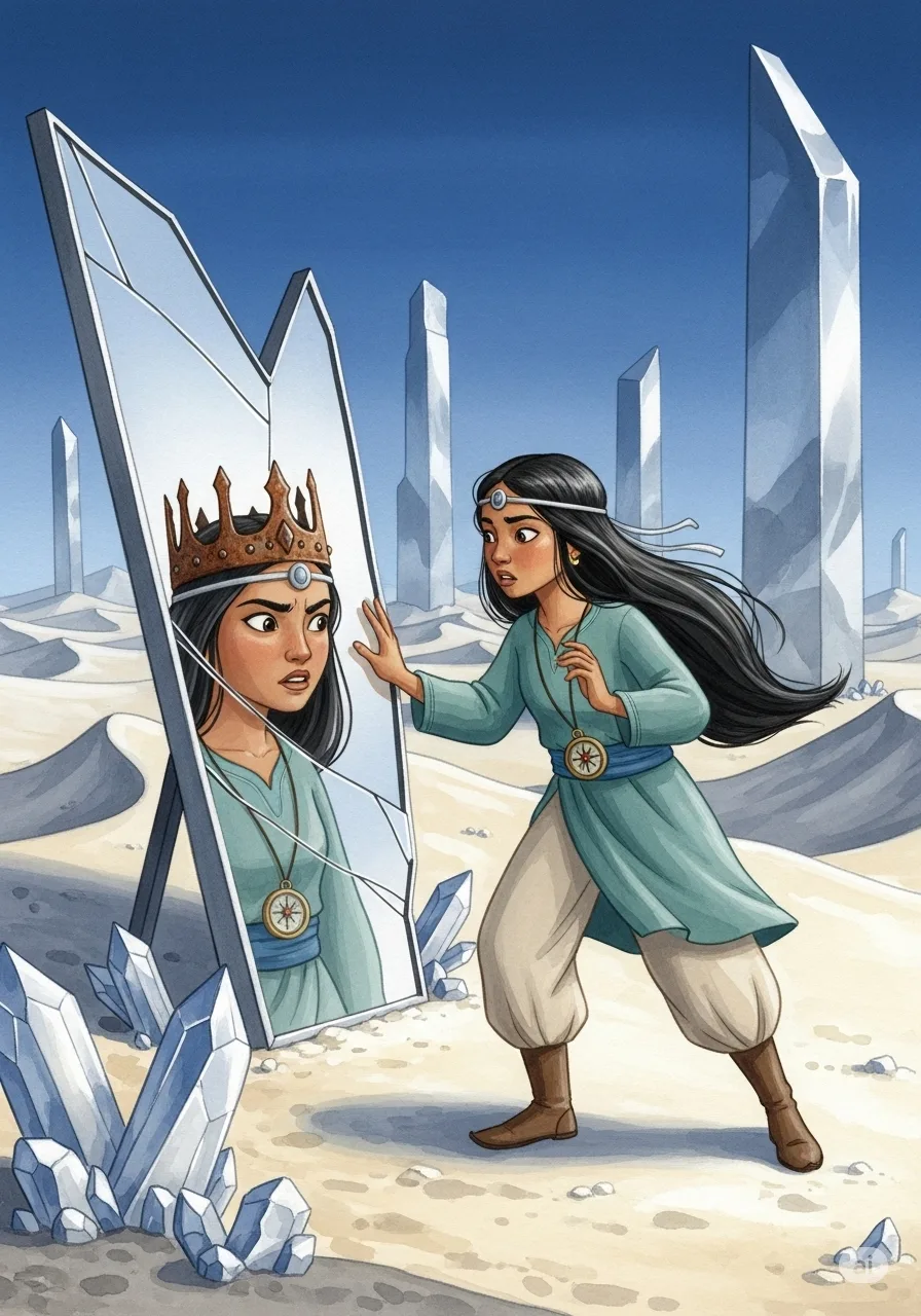 Página del libro de cuento con una imagen