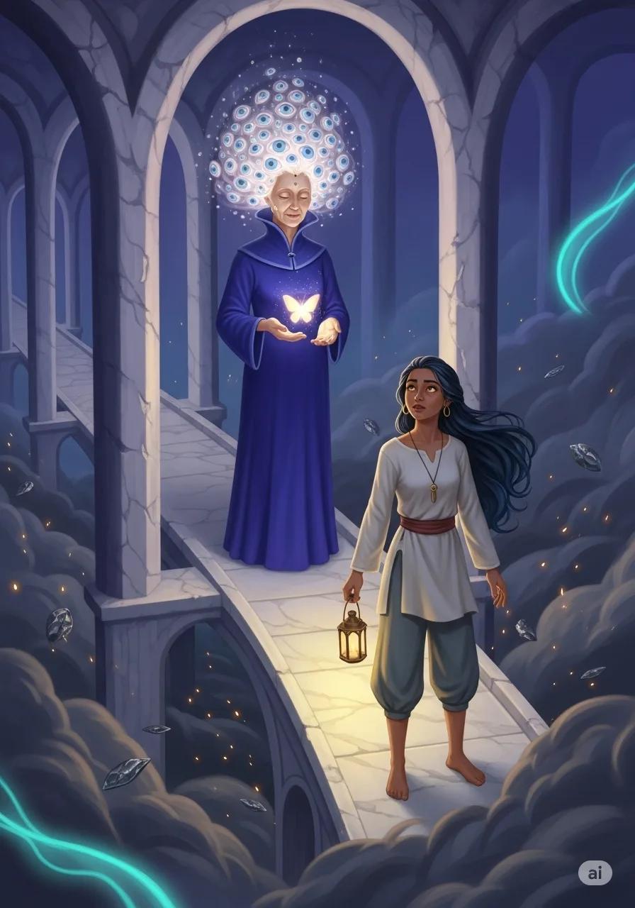 Página del libro de cuento con una imagen