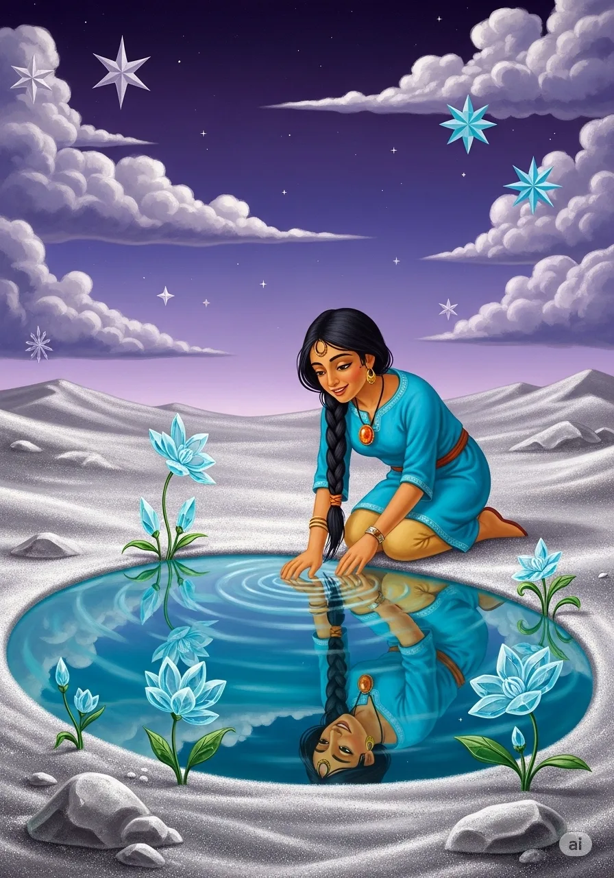 Página del libro de cuento con una imagen